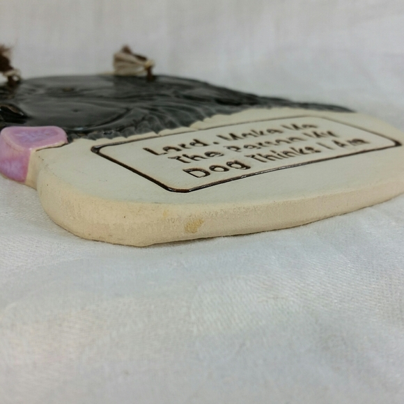 Smoky Mountain Pottery Dog Wall Hanging - Picture 5 of 8